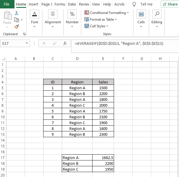 averageif function in excel, averageif function, excel averageif function, How to use averageif function in excel, averageif function excel